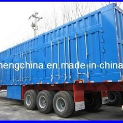 Tri-Axles Van-Type Box Cargo Semi Trailer 30 Ton