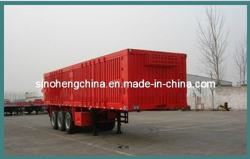 13m Box Transport Cargo Semi Trailer with 3 Axles Images 1