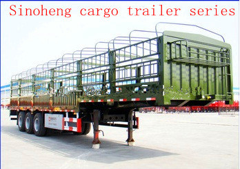 Best-Selling 3 Axles Stake Trailer/ Stake Semi Trailer Images 1