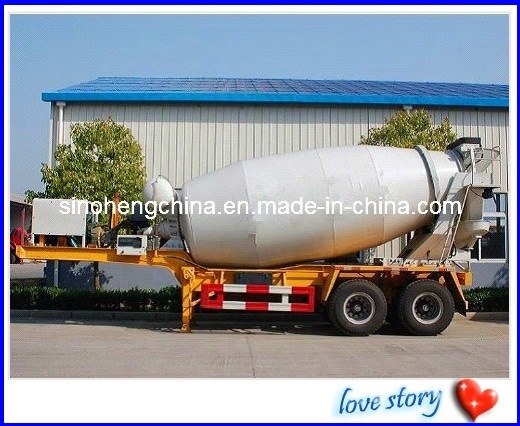 3 Axles Concrete / Cement Mixer Tanker Semi Trailer Images 1