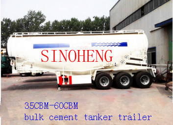 35cbm-60cbm Bulk Cement Tanker Semi Trailer 