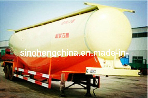 2 Axles Powder Tanker Cargo Semi Trailer 20 Ton Images 1