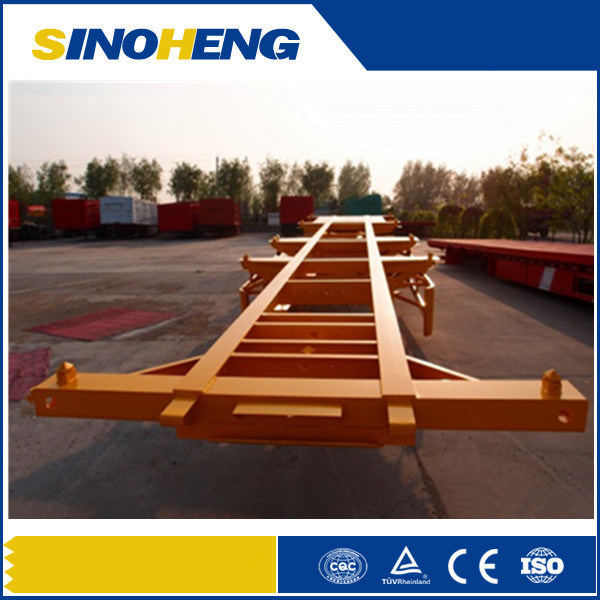 40ft 3 Axles Factory Manufacture Skeleton Container Trailer Images 1