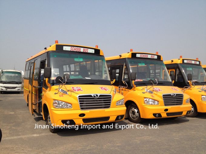 Hot Selling Shaolin 35seats 7.3m Amercia Style School Bus Images 1