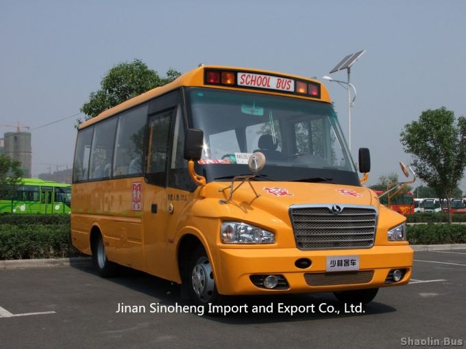 Best Selling Shaolin School Bus with 24-35seats 6.6meters Bus Images 1