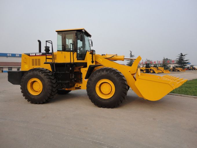 6 Ton/ 3.5 M3/175kw Wheel Loader Zl966, 6 Ton Loaders Images 1