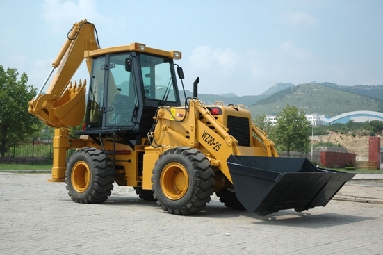 2.5 Ton/1m3/74kw Backhoe Wheel Loader, Backhoe Loader (WZ30-25) Cummins Images 1
