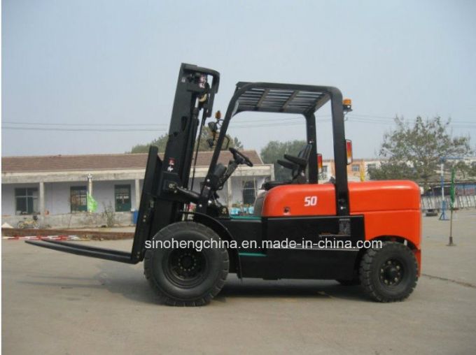 Logistics Lifting Equipment Diesel Forklift Truck 5tons Images 1