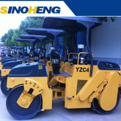 Hot Selling Double Drum Vibratory Road Machine Roller 4 Ton