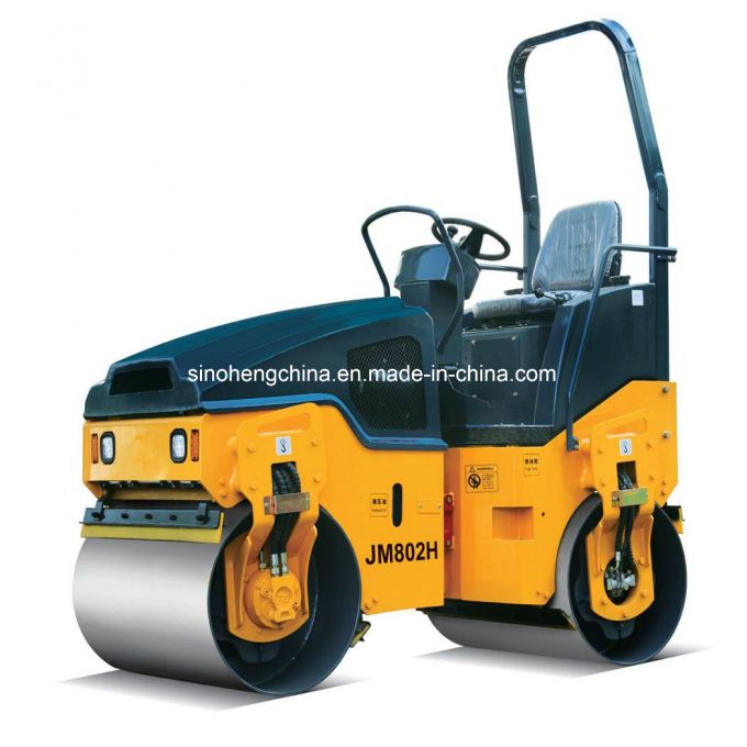 2017 New Road Roller 2 Ton Full Hydraulic Compactor Jm802h 