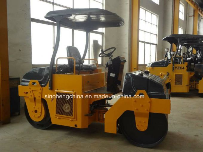 Ce Certificate Hydraulic Vibratory Double Drum Road Roller Yzc3 