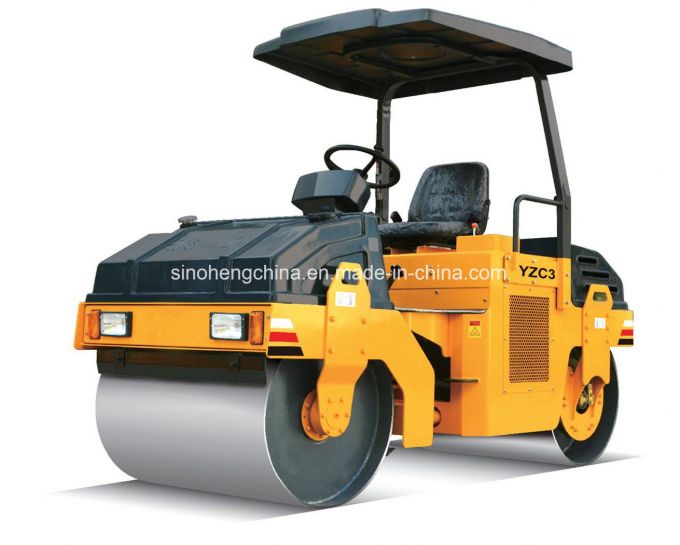 Hot Selling Soil Compactor 3 Ton Good Quality Road Roller Yzc3 Images 1