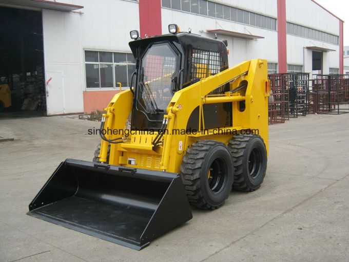 850kg 55kw 0.5m3 Skid Steer Loader with Ce Jc65 Images 1
