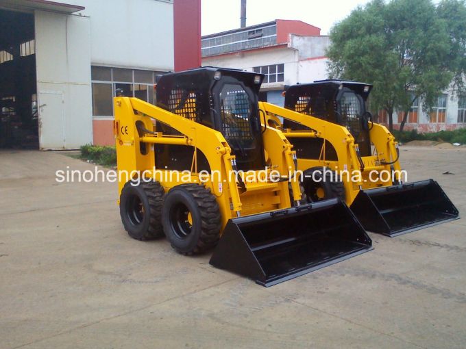 Jc95 with Ce 1.2ton 70kw 0.55m3 Skid Steer Mini Loader Images 1