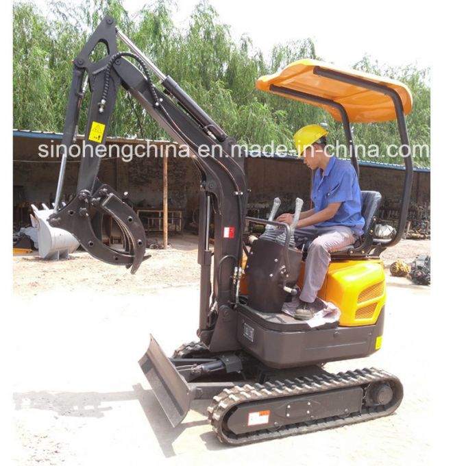 1.6 Ton Mini Crawler Excavator Attachments with Grab Xn16 Images 1
