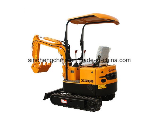 Mini Digger Crawler Excavator for Farmland Xn08 Images 1