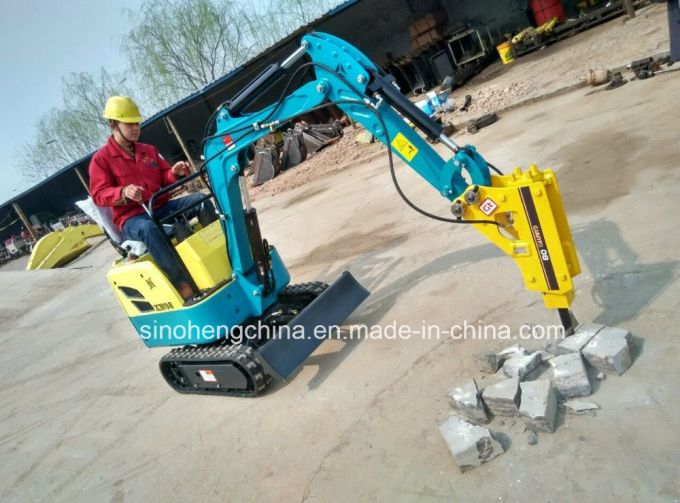800kg Mini Crawler Excavator with Hammer Attachments for Sale Xn08 Images 1
