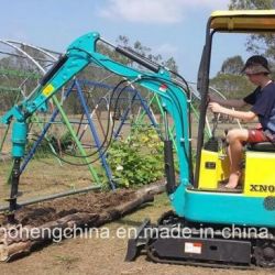 800kg Small Digger Crawler Excavator with Auger Attachments Xn08