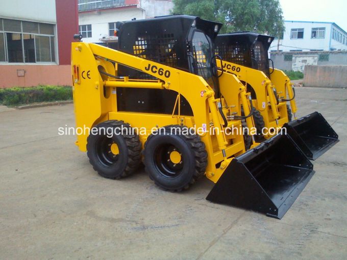 0.7 Ton 37kw 0.4m3 Skid Steer Loader with Ce Jc45 Images 1