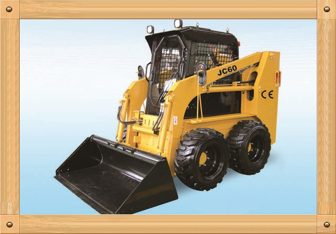 1 Ton 45kw 0.5m3 Skid Steer Loader with CE Images 1