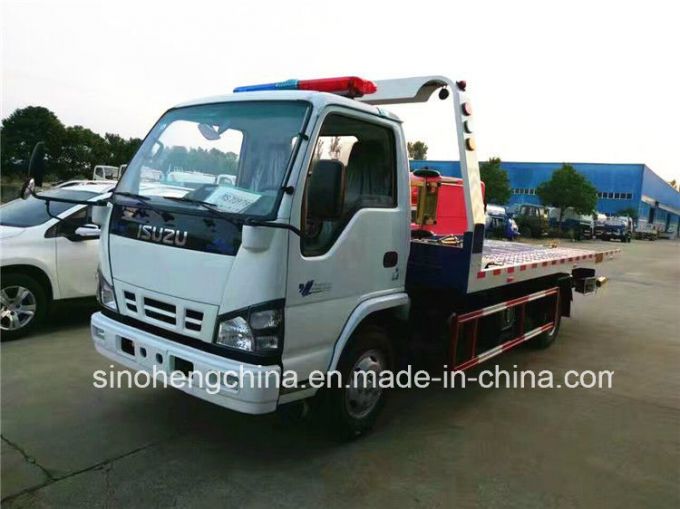 Hot Sale Isuzu 130HP Flatbed Tow Truck /4X2 Wrecker Truck 