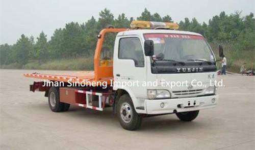 Yuejin 113HP Flatbed Tow Truck 4X2 for Factory Price 