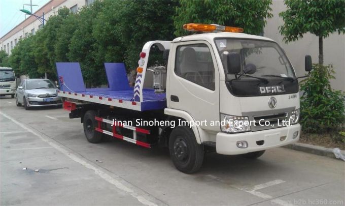 Dongfeng Flatbed Towing Truck/1200kg Clw5040tqz4 Type Wrecker 