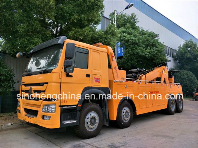 380HP 8X4 HOWO Heavy Duty Wrecker Towing Truck for Sale 