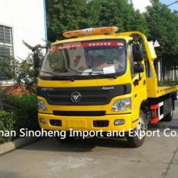 Cheap Price Foton 154HP Flatbed Wrecker Tow Truck 4X2