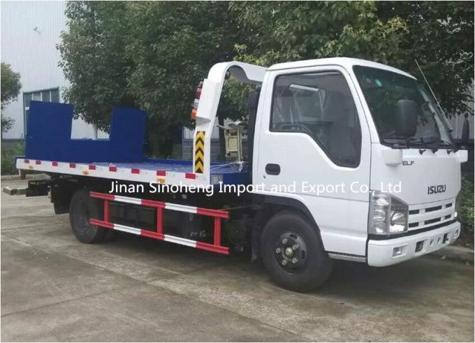 Isuzu Flatbed Towing Truck 4X2/98HP Road Wrecker 