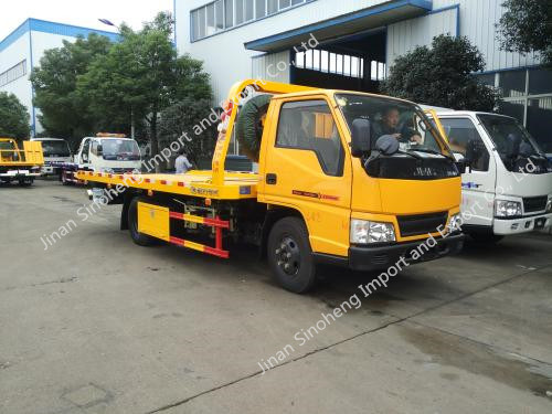 Jmc Flatbed Towing Truck 4X2/109HP Clw5040tqj4 Type Wrecker 