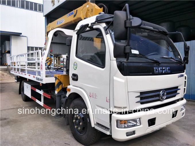 Cheap Price 150HP DFAC 4X2 Wrecker Truck with Crane 