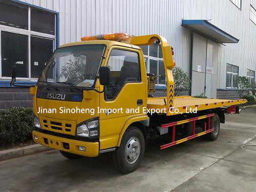 Isuzu 189HP Flatbed Tow Truck /4X2 Wrecker Truck for Factory Price 