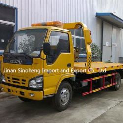 Isuzu 189HP Flatbed Tow Truck /4X2 Wrecker Truck for Factory Price