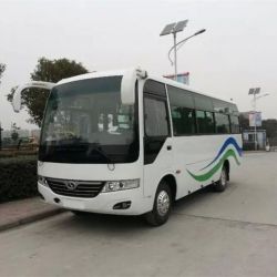 Left Hand Drive Diesel Engine 30 Seats Bus with Euro3