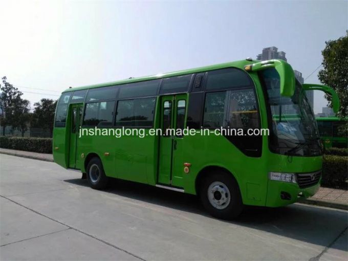 7.5 Meters Double Doors 29 Seats City Bus with Cummins Engine (front) 