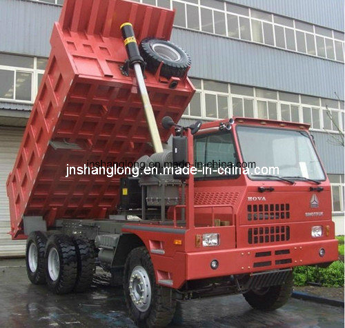 Sinotruk 371HP 60 Ton Mining Tipper Truck Images 1