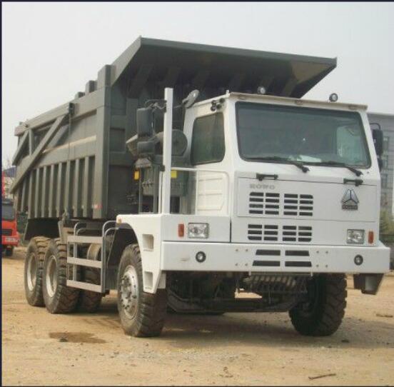 HOWO 6x4 70t Mining Tipper Truck Images 1