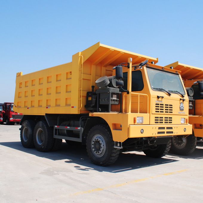 HOWO 6X4 Euro 2 70 Ton Mining Dump Truck Images 1