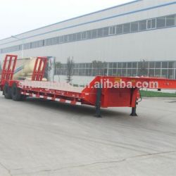 Duble Axles Low Bed Semi Trailer