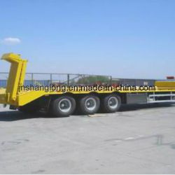 40 Ton Three Axle Low-Plate Semi-Trailer