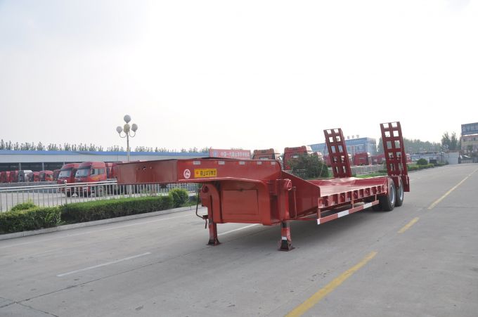 60tons 3-Axle Flatbed Semi Trailer Hot Sale Images 1