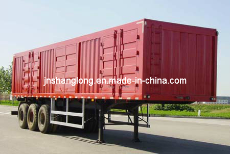 3 Axles Transport Semi-Trailer/Box Semi Trailer Images 1