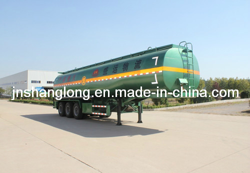 (6 Compartments 45 m3) Stainless Steel Oil Tank Semi-Trailer Images 1