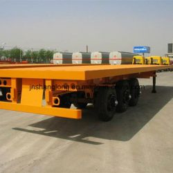 Load 30t Three Axles 20 Feet Container Semi Trailer