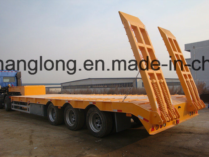 60tons 3-Axle Low Bed Semi Trailer (TAZ9740TDP) 