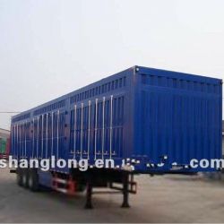 3 Axle 40ton Van Semi Trailer, Cargo Box Trailer