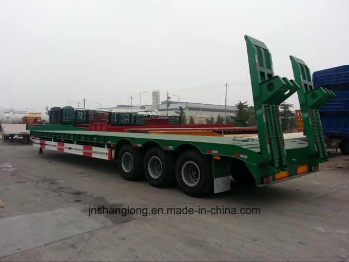 60tons Low Bed Semi Trailer 
