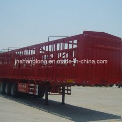 13 Meters Three Axle 50ton Stake Semi Trailer