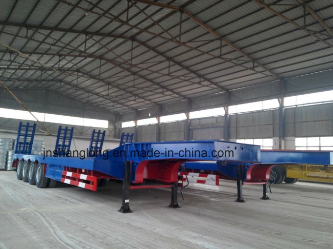 60t 4 Axle 3m-3.5m Extend Width Truck Trailer Images 1